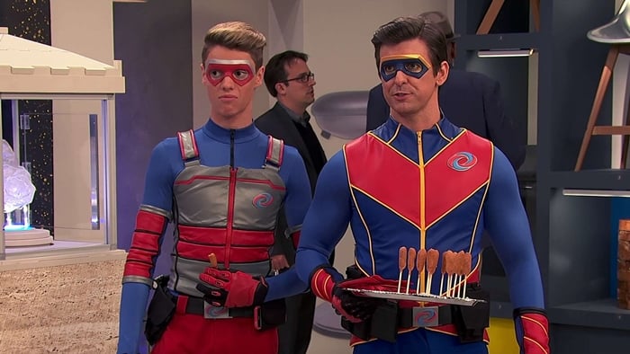 Cena da série Henry Danger, que atingiu alta audiência no SBT (Foto: Divulgação)