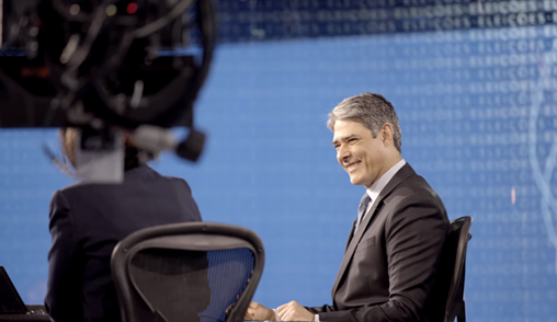 William Bonner da Globo teria recebido proposta de outra emissora (Foto reprodução)