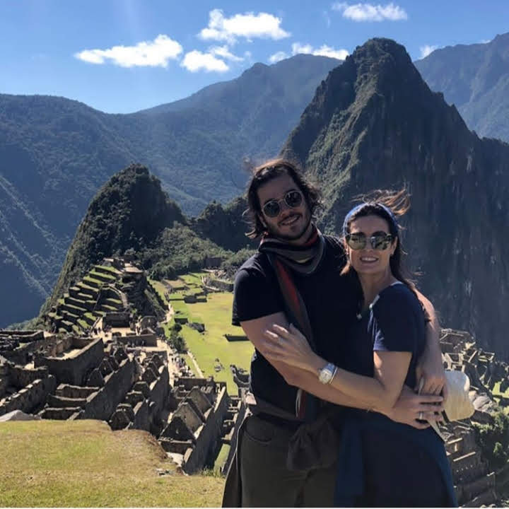 Fátima Bernardes e Túlio Gadêlha conhecendo Machu Picchu - Foto: reprodução/Instagram