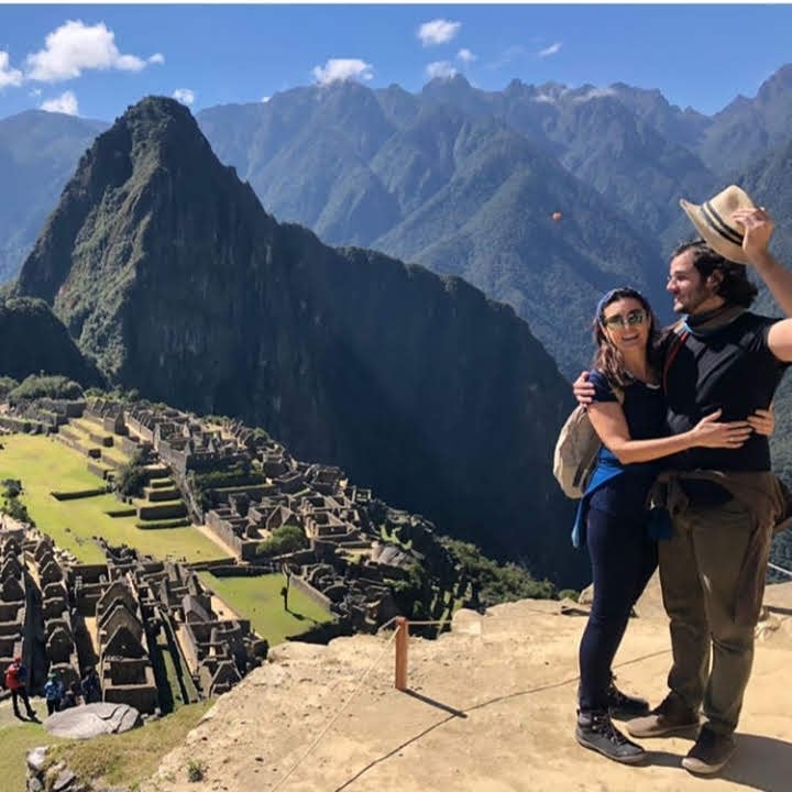 Fátima Bernardes e Túlio Gadêlha conhecendo Machu Picchu - Foto: reprodução/Instagram