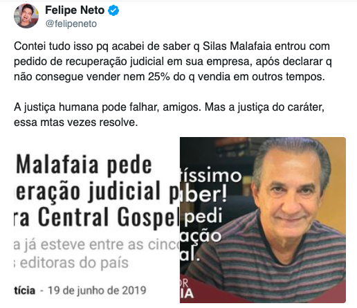 expõe briga judicial contra 