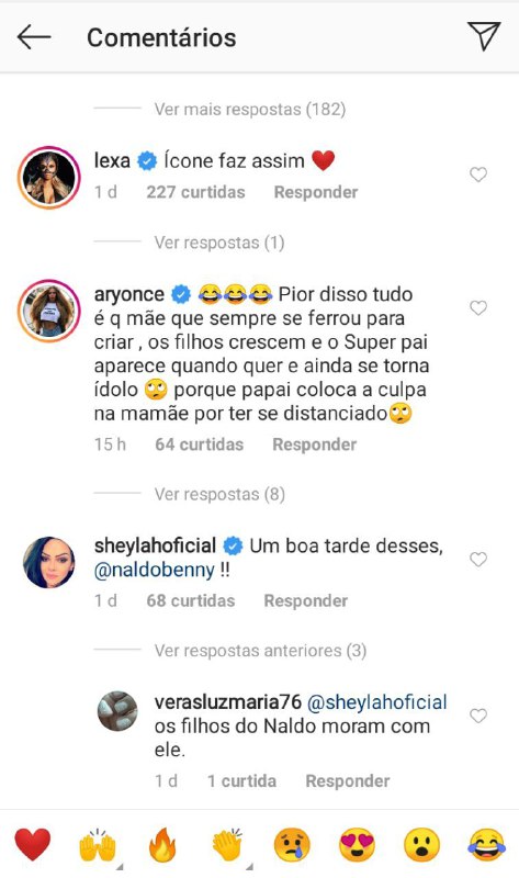 Internauta enxergou indireta para Naldo Benny, será? (Foto: Reprodução/ Instagram)