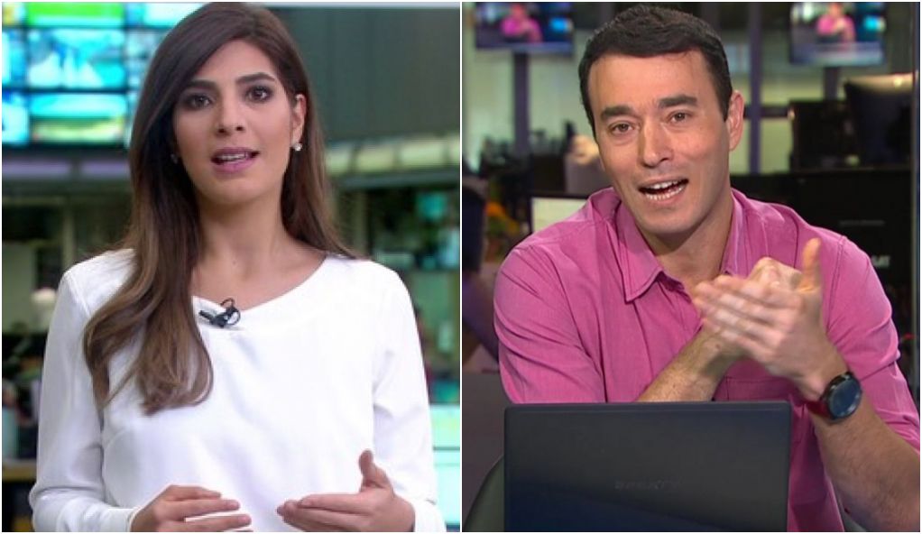 Andréia Sadi e André Rizek, jornalistas da Globo estão namorando segundo Leo Dias (Imagem: Reprodução)