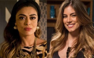 Maria da Paz (Juliana Paes) e Joana (Bruna Hamú), sua provável filha em A Dona do Pedaço (Foto: Reprodução/Globo/Mauricio Fidalgo/Montagem TV Foco)