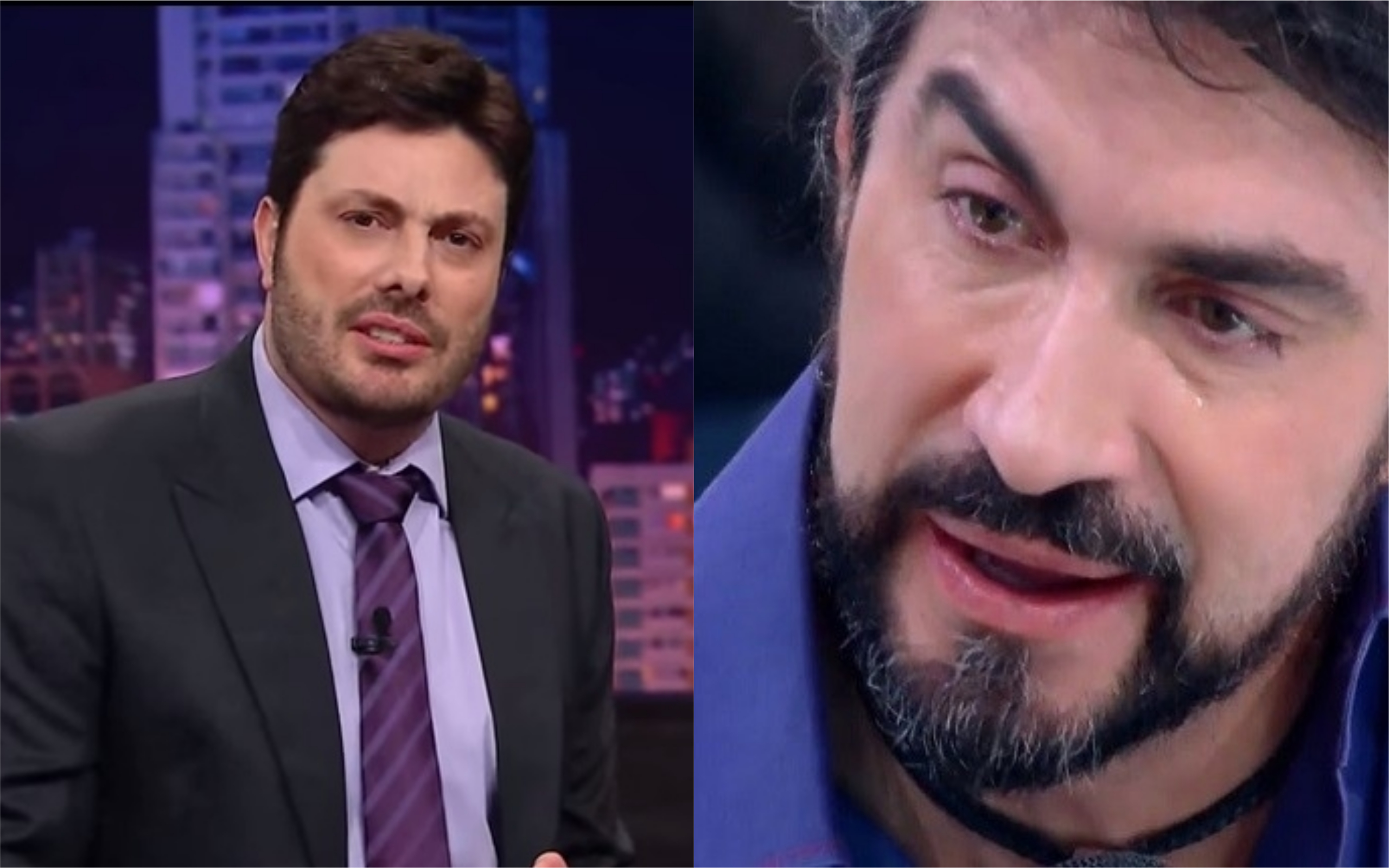 O apresentador Danilo Gentili, do SBT, abriu o jogo sobre o Padre Fábio de Melo e defendeu o religioso de ataques nas redes sociais (Foto: Divulgação / TV Foco)