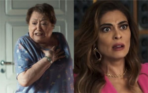 Marlene (Suely Franco) pode ser a grande vilã de A Dona do Pedaço e responsável por desgraça na vida de Maria da Paz (Juliana Paes) (Foto: Divulgação / TV Foco)