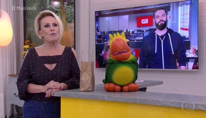 Ana Maria Braga e Cauê Fabiano