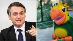 Jair Bolsonaro e Louro José (Foto: Reprodução/Instagram/Montagem TV Foco)