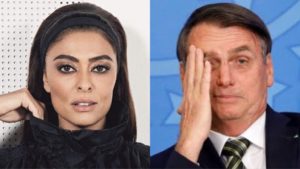 Juliana Paes negou em rede social que é apoiadora de Bolsonaro (Montagem: TV Foco)