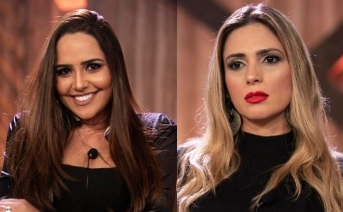 Nadja Pessoa e Perlla brigaram muito dentro de "A Fazenda 10" (Foto: Divulgação/Record)