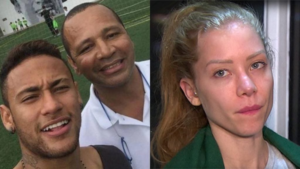 Neymar pai, filho e Najila Trindade (Foto: Reprodução/Montagem TV Foco)