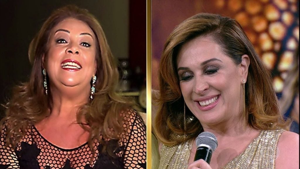 Olenka Raia e Claudia Raia (Foto: Divulgação/TV Globo)