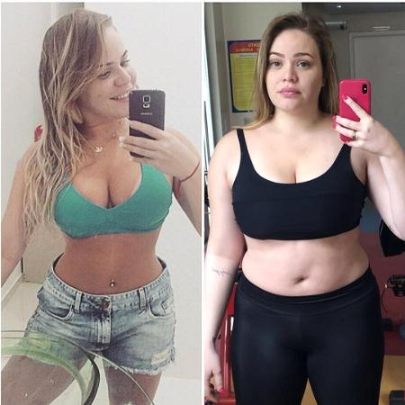 Paulinha Leite; antes e depois