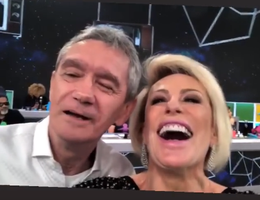 Apresentadora da TV Globo Ana Maria Braga e Serginho Groisman (Foto: Reprodução/ Instagram)