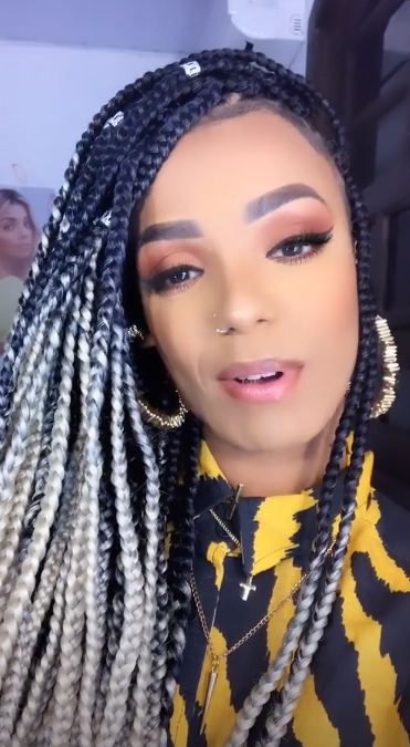 Novo cabelo da dançarina da Ludmilla Brunna Gonçalves (Foto: Reprodução/ Instagram)