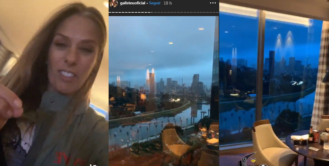 Adriane Galisteu mostra hotel onde se hospedou com o filho e marido (Foto: Reprodução/ Instagram)