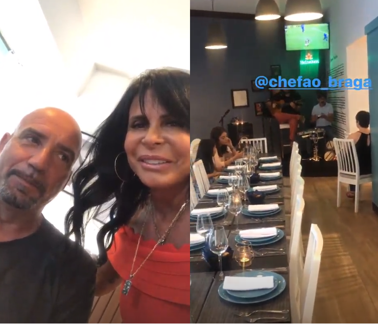 Gretchen e o marido Carlos (Foto: Reprodução/ Instagram)