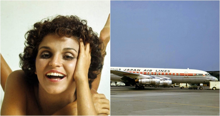 A atriz Leila Diniz estava no voo da Japan Airlines que caiu na Índia, em 1972. (Foto: Montagem/Reprodução)