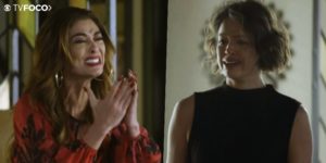 Maria da Paz descobre origem de Josiane em A Dona do Pedaço da Globo (Foto: TV Foco/Montagem)