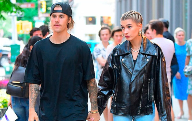 Cantor Justin Bieber compartilhou um clique ao lado de sua esposa Hailey Baldwin (Foto: Reprodução)