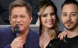 Leonardo criticou show de Sandy e Júnior durante o Altas Horas (Foto: Reprodução/Globo)