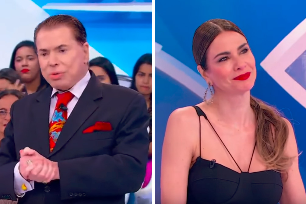 Silvio Santos voltou a alfinetar Luciana Gimenez no SBT (Foto: Montagem)