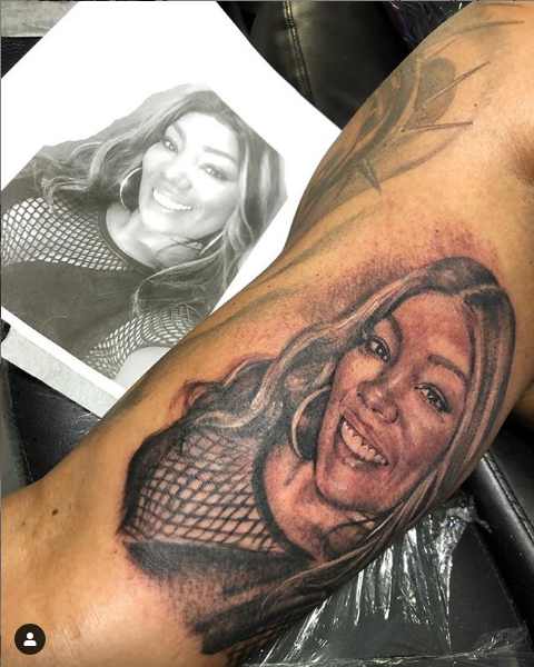 Tatuagem de Silvana Oliveira no braço de Renato (Foto: Reprodução/ Instagram)