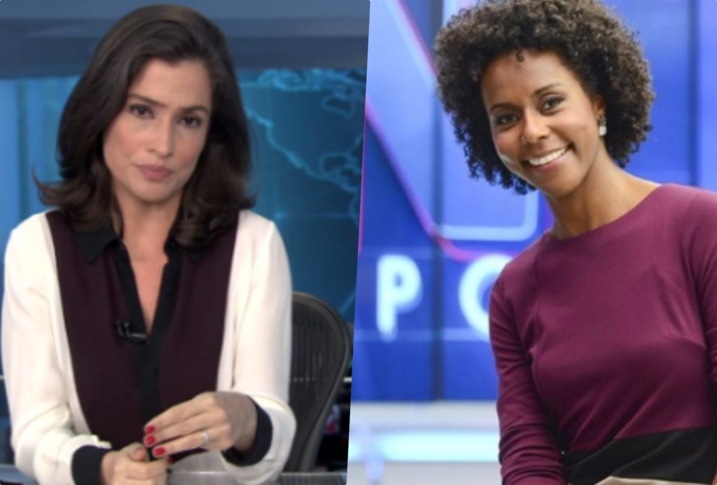 Renata Vasconcellos e Maju mostraram como é a relação delas nos bastidores do Jornal Nacional