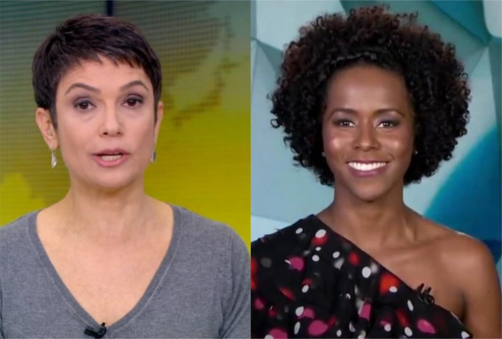 Sandra Annenberg vai deixar o Jornal Hoje e Maju Coutinho será apresentadora do telejornal (Foto: Reprodução/Globo)