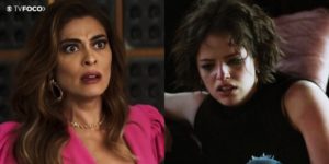 Maria da Paz (Juliana Paes) e Josiane (Agatha Moreira) em A Dona do Pedaço da Globo (Foto: Montagem/TV Foco)