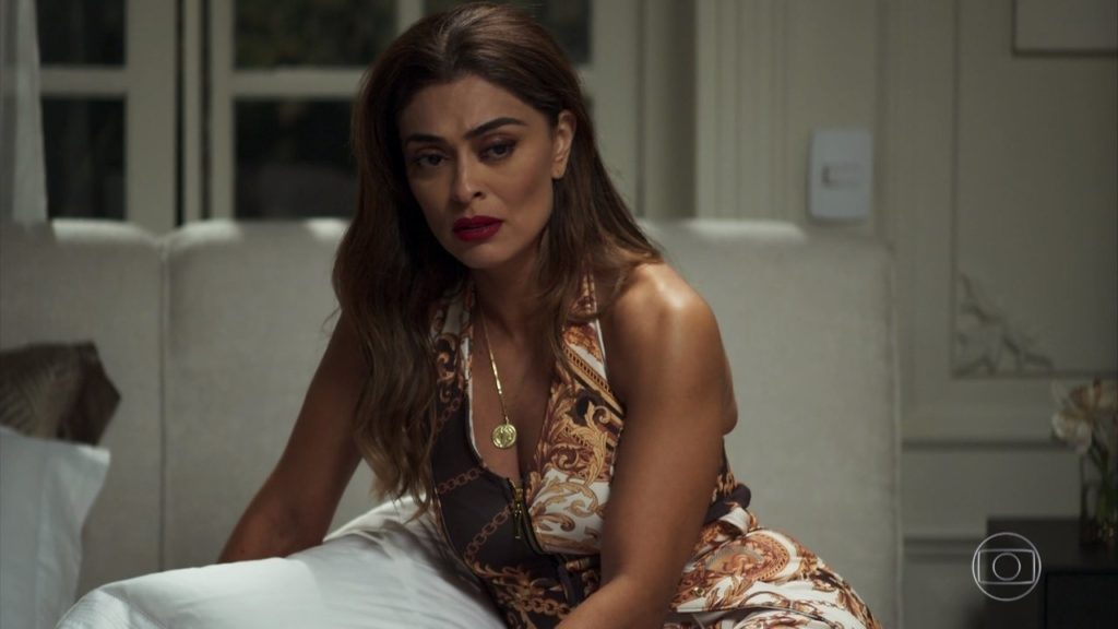 Juliana Paes em cena na novela A Dona do Pedaço da Globo (Foto: Reprodução/Globo)