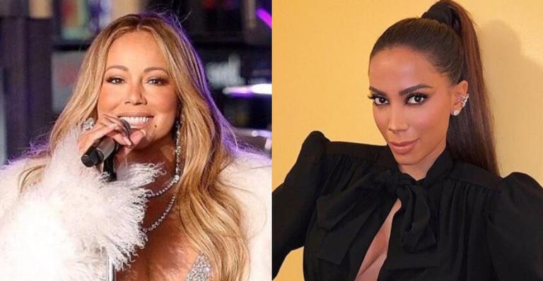 A cantora Mariah Carey começou seguir Anitta no Instagram (Foto: Reprodução)