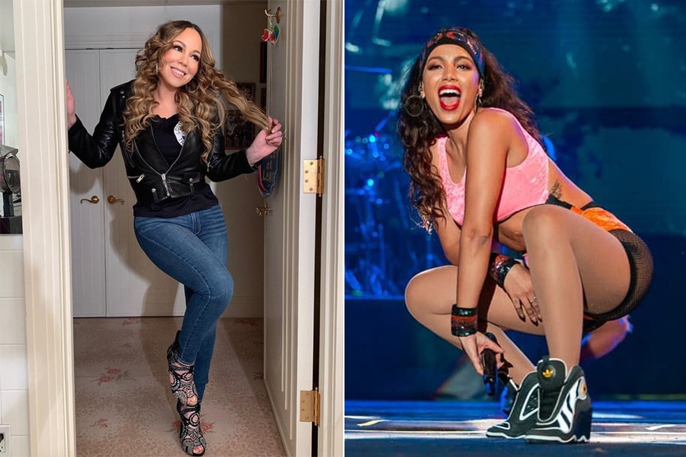 A cantora Mariah Carey começou seguir Anitta no Instagram (Foto: Reprodução)