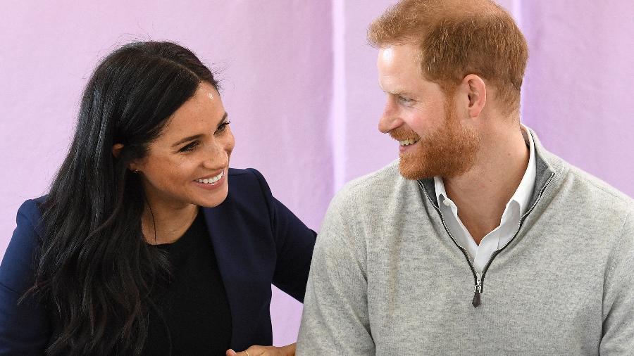 Duquesa Meghan Markle e seu esposo príncipe Harry (Foto: Reprodução)