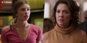 Paloma (Grazi Massafera) e Nana (Fabiula Nascimento) brigam de novo em Bom Sucesso da Globo (Foto: Montagem/ TV Foco)