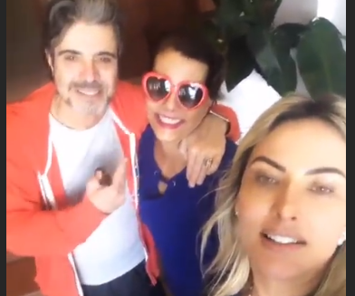 João Kleber, Narcisa Tamborindeguy e Mara Ferraz (Foto: Reprodução/ Instagram)