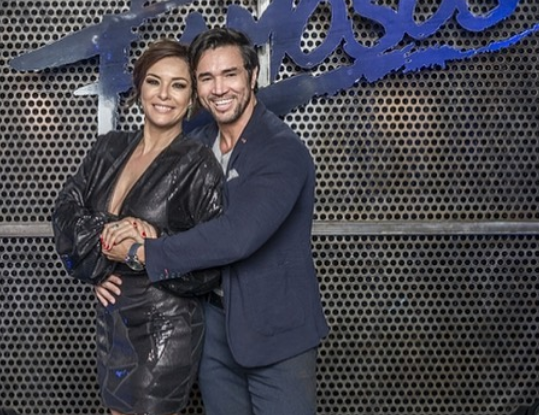 Atriz da TV Globo Regiane Alves e seu parceiro de dança Reginaldo Sama no Dança dos Famosos do Domingão do Faustão que estreia amanhã (25) (Foto: Reprodução/ Globo) Dança dos Famosos