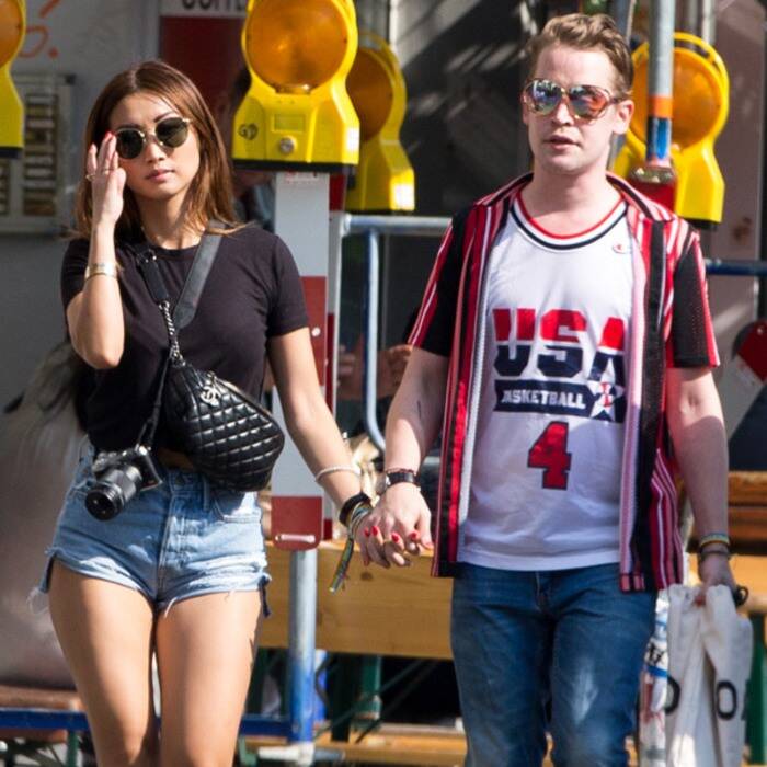 O ator Macaulay Culkin e a atriz Brenda Song se casaram (Foto: Reprodução)