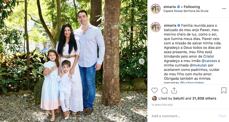 Simaria e família (Foto: Instagram/Reprodução)