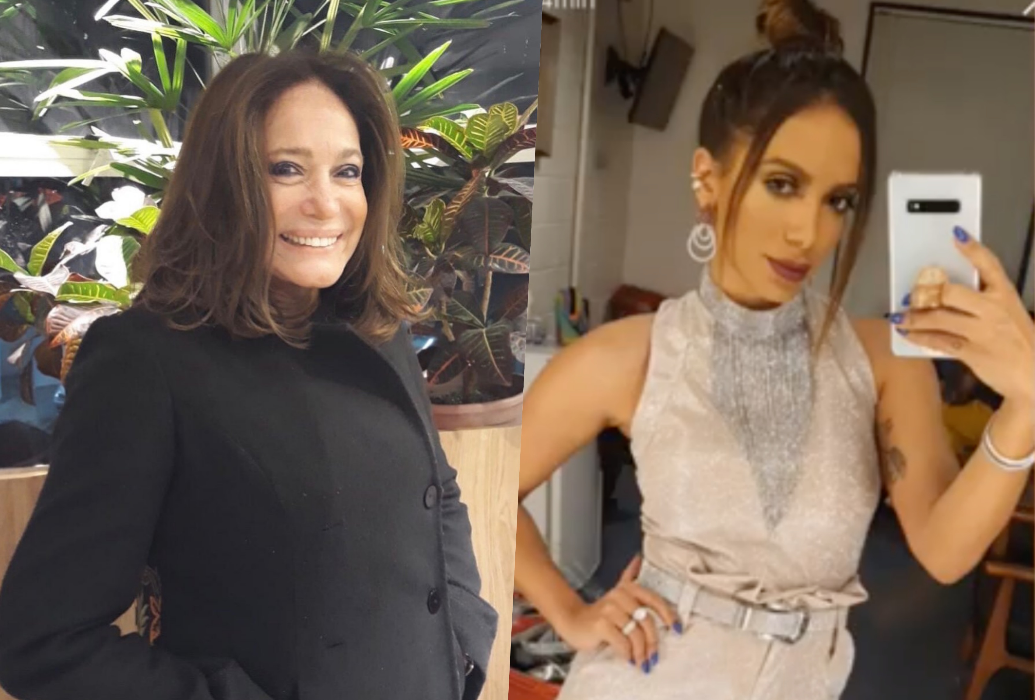 Susana Vieira e Anitta tiveram climão nos bastidores do Criança Esperança na Globo