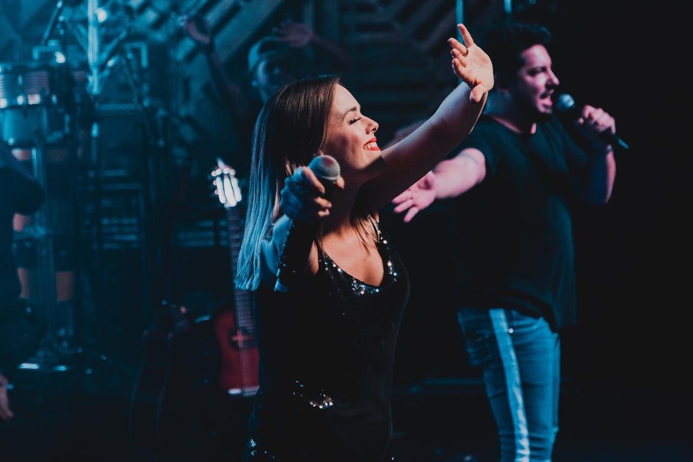 A cantora Thaeme deu bronca na filha (Foto: Paulo Dias / Divulgação)