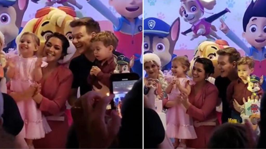 Thais Fersoza e Michel Teló comemoram os aniversários dos filhos Teodoro e Melinda (Imagem: Instagram)