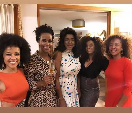 Maju Coutinho comemorou aniversário com as amigas Foto: Reprodução/Instagram