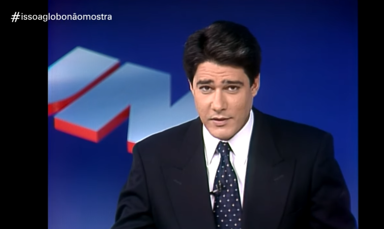 Quadro do Fantástico mostrou erros do Jornal Nacional na Globo. (Foto: Reprodução)