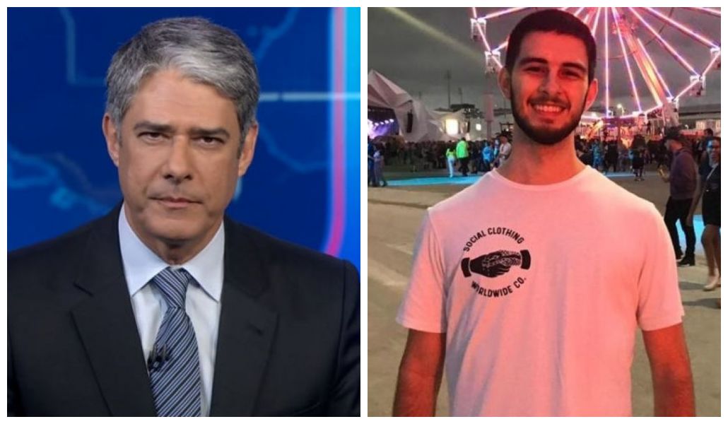 Filho de William Bonner e Fátima Bernardes falou que não tem pretensões em seguir a carreira dos pais na Globo (Foto: Reprodução/ Montagem TV Foco)