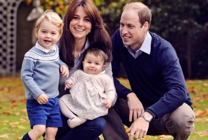 William, Kate e filhos (Foto: Reprodução)