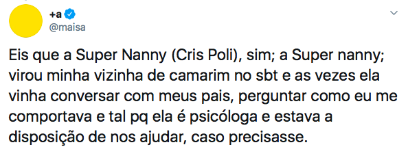 Maisa Silva, Super Nanny