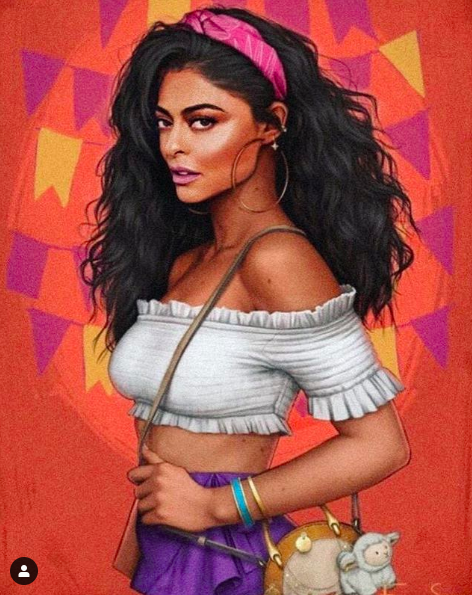 Ilustração de Juliana Paes (Foto: Reprodução/Instagram)