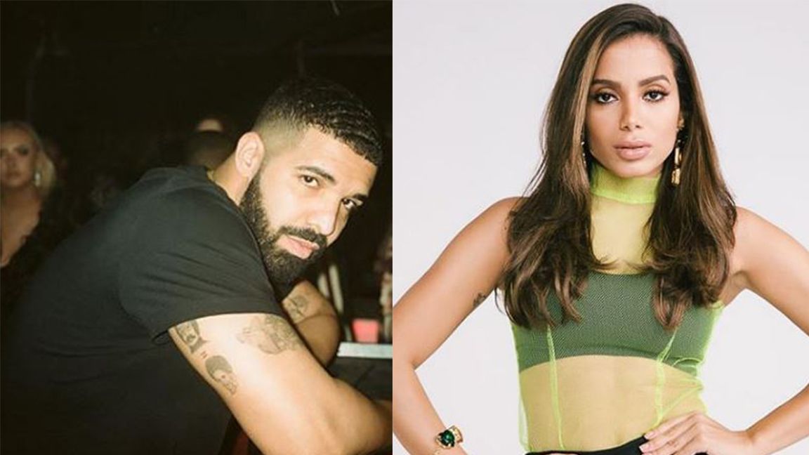 Anitta e Drake tiveram romance anunciado