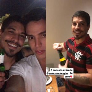 Douglas Sampaio e Kainan (Foto: Reprodução/Instagram)